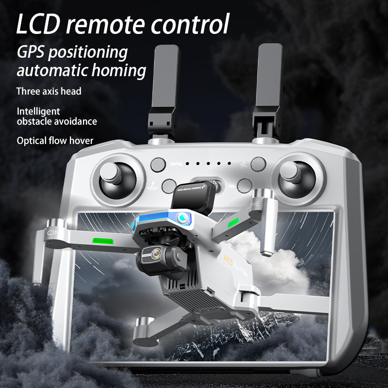 AE3 PRO Max NEW LCD SC GPS Dro - Rc Helicopter Charger recension och pris