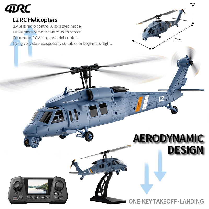 4DRC New L2 8K HD Camera RC He - Rc Helicopter Nitro recension och pris