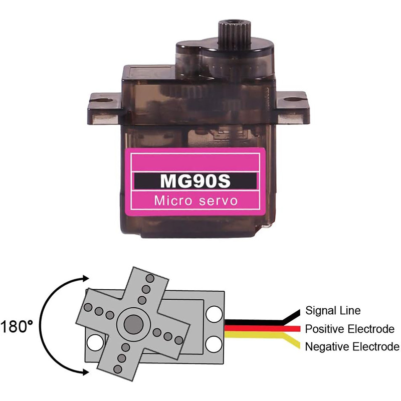 MG90S Servo 5/10/20/40Pcs All  - Rc Helicopter Servo recension och pris